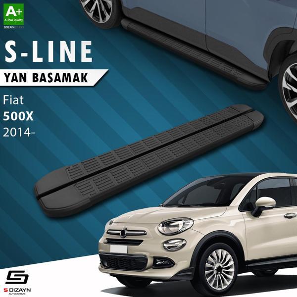 S-Dizayn Fiat 500X S-Line Siyah Yan Basamak 173 Cm 2014 Üzeri - Image 1