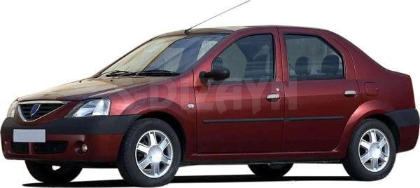 S-Dizayn Dacia Logan Krom Kapı Kolu 4 Kapı 2005-2013 - Image 1