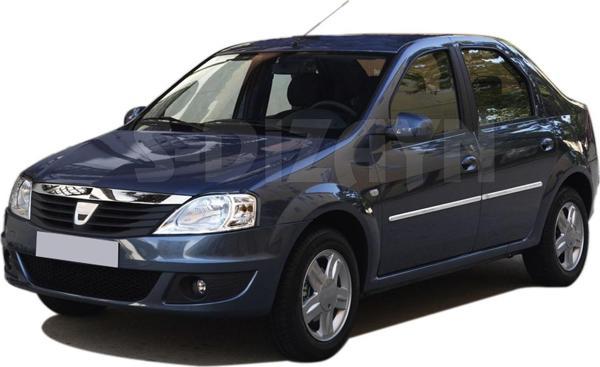 S-Dizayn Dacia Logan Krom Yan Kapı Çıtası 4 Prç 2008-2013 - Image 1
