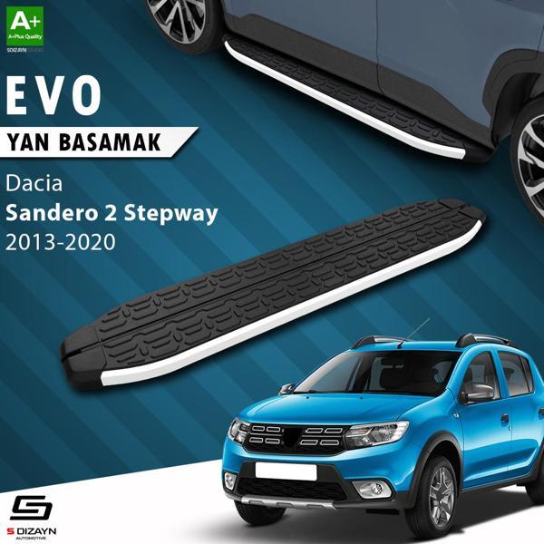 S-Dizayn Dacia Sandero 2 Stepway Evo Aluminyum Yan Basamak 173 Cm 2013-2020 - Image 1