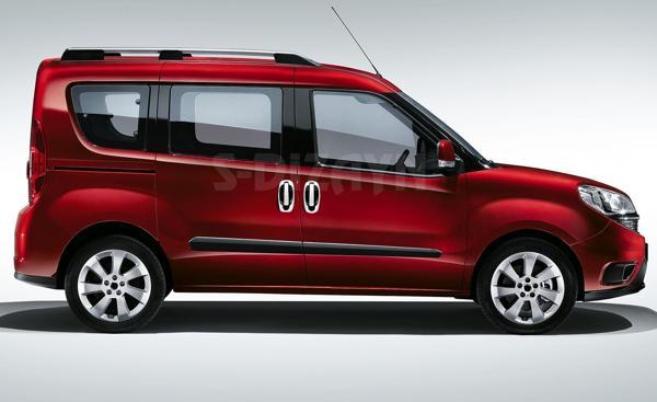S-Dizayn Fiat Doblo Krom Kapı Kolu 4 Kapı 8 Prç 2010 Üzeri (Set) - Image 1