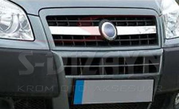 S-Dizayn Fiat Doblo Krom Ön Panjur 2 Prç 2006-2010 - Image 1