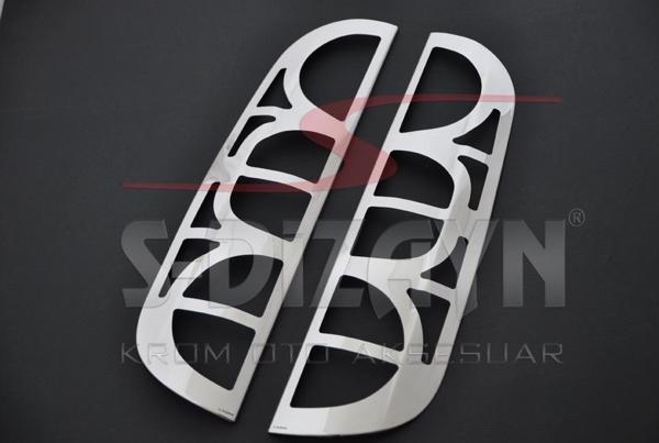 S-Dizayn Fiat Doblo Krom Stop Çerçevesi 2 Prç 2006-2010 - Image 1