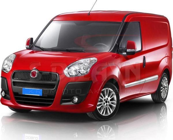 S-Dizayn Fiat Doblo Krom Yan Kapı Çıtası 4 Prç 2010 Üzeri - Image 1