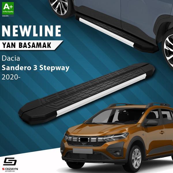 S-Dizayn Dacia Sandero 3 Stepway NewLine Aluminyum Yan Basamak 183 Cm 2020 Üzeri - Image 1