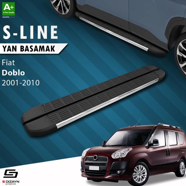 S-Dizayn Fiat Doblo Uzun Şase S-Line Krom Yan Basamak 223 Cm 2001-2010 - Image 1