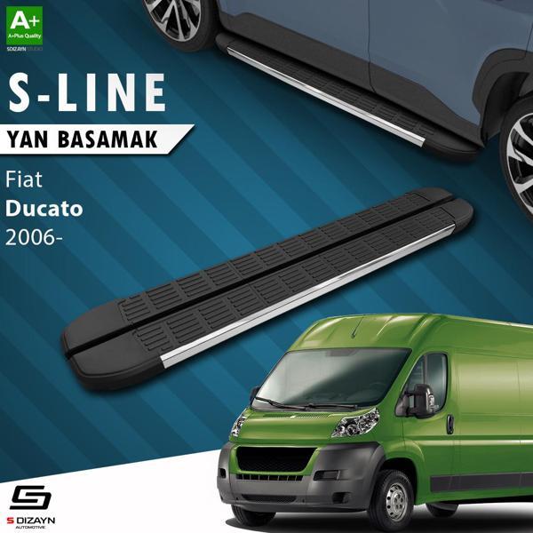 S-Dizayn Fiat Ducato 3 Kısa Şase S-Line Krom Yan Basamak 203 Cm 2006 Üzeri - Image 1