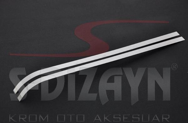 S-Dizayn Fiat Fiorino Krom Sürgülü Kapı Çıtası 2 Prç 2008 Üzeri - Image 1