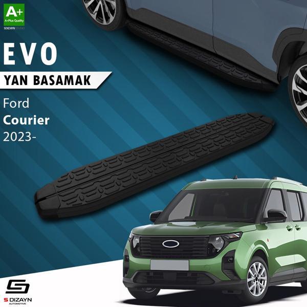 S-Dizayn Ford Courier 2 Evo Siyah Yan Basamak 183 Cm 2023 Üzeri - Image 1