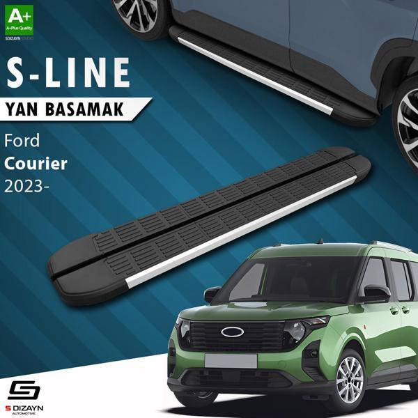 S-Dizayn Ford Courier 2 S-Line Aluminyum Yan Basamak 183 Cm 2023 Üzeri - Image 1