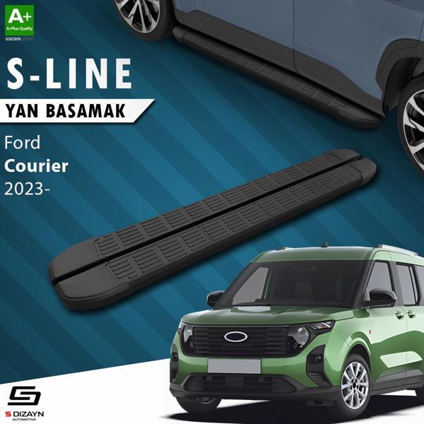 S-Dizayn Ford Courier 2 S-Line Siyah Yan Basamak 183 Cm 2023 Üzeri - Image 1
