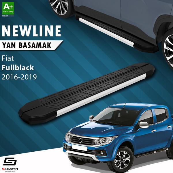 S-Dizayn Fiat Fullback NewLine Aluminyum Yan Basamak 193 Cm 2016-2019 - Image 1