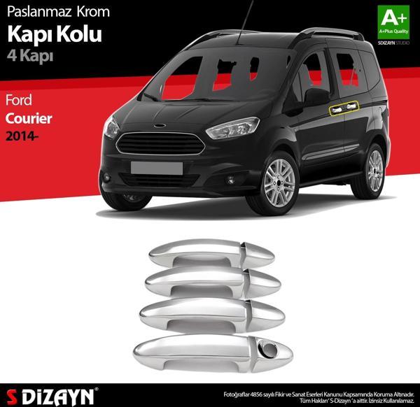 S-Dizayn Ford Courier Krom Kapı Kolu 4 Kapı 2014-2022 - Image 1