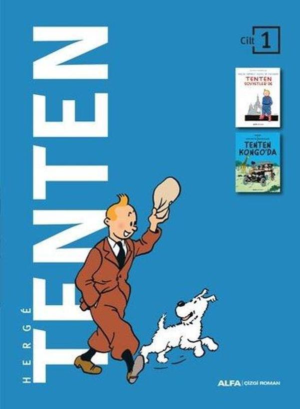 Tenten Cilt 1 - İki Kitap Bir Arada - Alfa Yayıncılık - Image 1