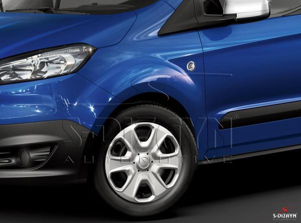 S-Dizayn Ford Courier Krom Sinyal Çerçevesi 2 Prç 2014-2022 - Image 1