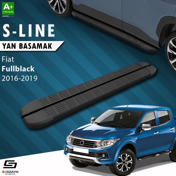 S-Dizayn Fiat Fullback S-Line Siyah Yan Basamak 193 Cm 2016-2019 - Image 1