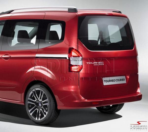 S-Dizayn Ford Courier Krom Sürgülü Kapı Çıta 2 Prç 2014-2022 - Image 1