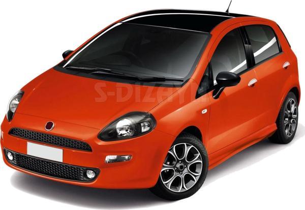 S-Dizayn Fiat Grande Punto Krom Kapı Kolu 4 Kapı 8 Prç 2006-2018 (Çerçeveli) - Image 1