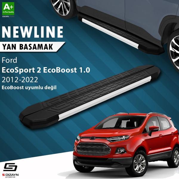 S-Dizayn Ford EcoSport 2 NewLine Aluminyum Yan Basamak 173 Cm 2012-2022 - Image 1