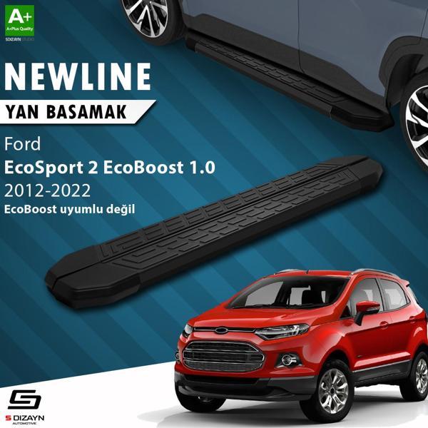 S-Dizayn Ford EcoSport 2 NewLine Siyah Yan Basamak 173 Cm 2012-2022 - Image 1
