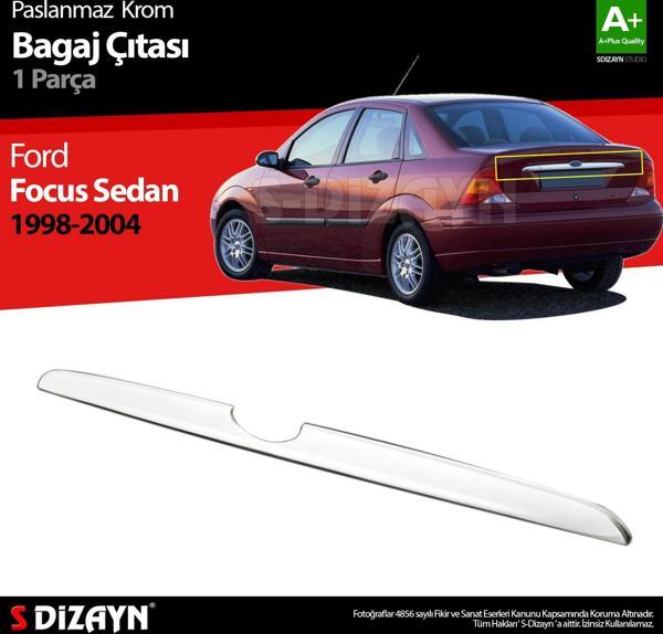 S-Dizayn Ford Focus 1 SD Krom Bagaj Çıtası 1998-2005 - Image 1