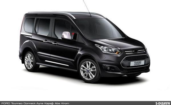 S-Dizayn Ford Connect Ayna Kapağı 2 Prç. Abs. Krom 2014 Üzeri - Image 1