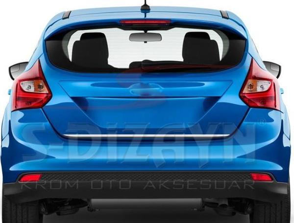 S-Dizayn Ford Focus 3 HB Krom Bagaj Alt Çıtası 2011-2014 - Image 1