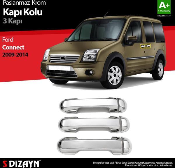 S-Dizayn Ford Connect Krom Kapı Kolu 3 Kapı 2009-2014 - Image 1