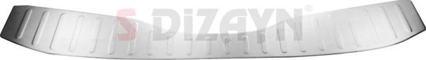 S-Dizayn Ford Mondeo 4 SW Krom Arka Tampon Eşiği 2007-2014 - Image 1