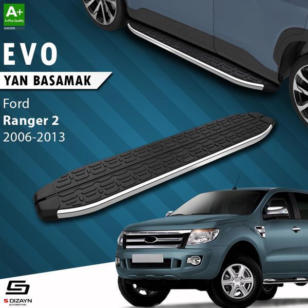 S-Dizayn Ford Ranger 2 Evo Krom Yan Basamak 193 Cm 2006-2013 - Image 1