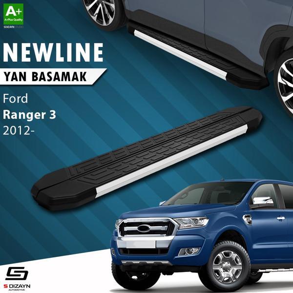 S-Dizayn Ford Ranger 3 Pick-Up NewLine Aluminyum Yan Basamak 203 Cm 2012 Üzeri - Image 1