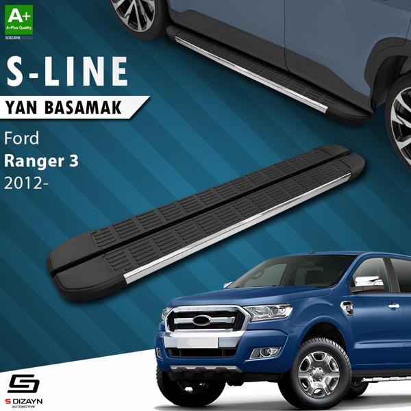 S-Dizayn Ford Ranger 3 S-Line Krom Yan Basamak 203 Cm 2012 Üzeri - Image 1