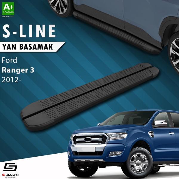 S-Dizayn Ford Ranger 3 S-Line Siyah Yan Basamak 203 Cm 2012 Üzeri - Image 1