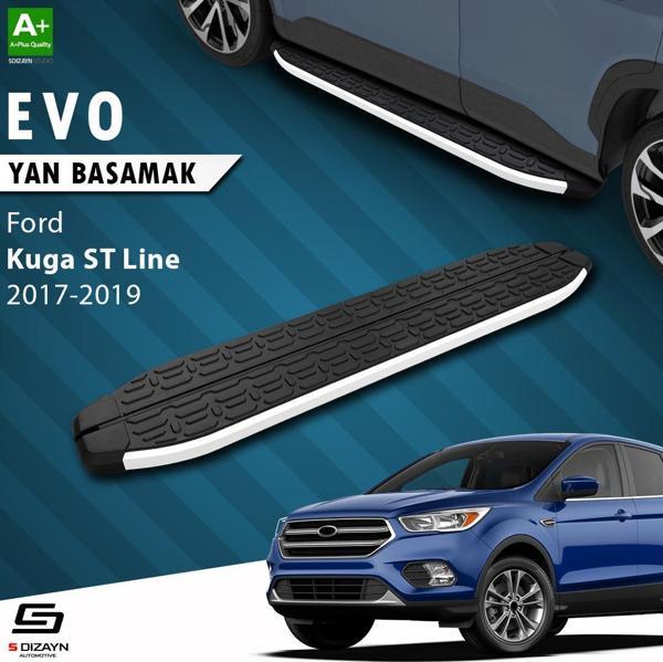 S-Dizayn Ford Kuga 2 ST-Line Evo Aluminyum Yan Basamak 183 Cm 2017-2019 - Image 1