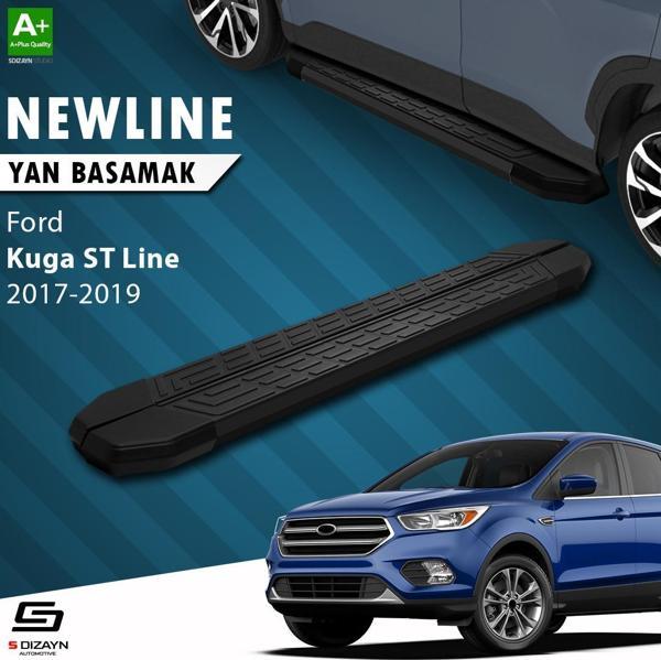 S-Dizayn Ford Kuga 2 ST-Line NewLine Siyah Yan Basamak 183 Cm 2017-2019 - Image 1