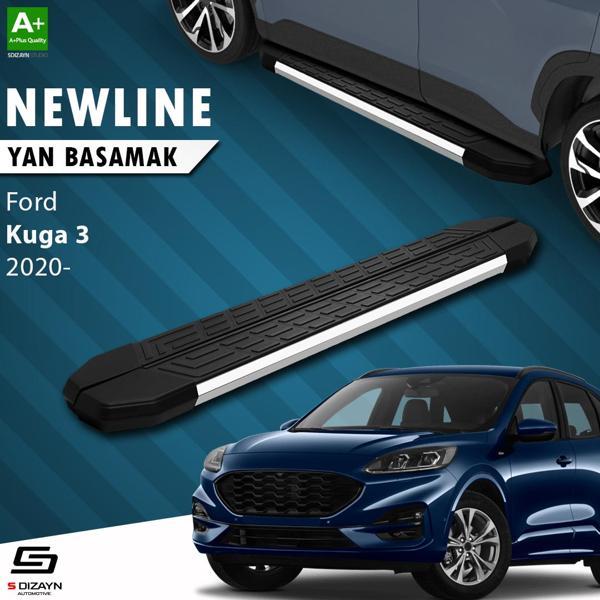 S-Dizayn Ford Kuga 3 NewLine Krom Yan Basamak 183 Cm 2020 Üzeri - Image 1