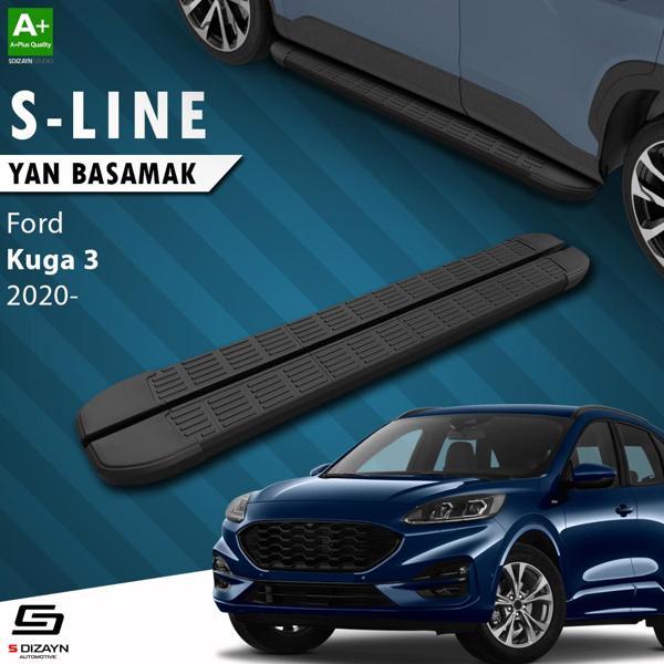 S-Dizayn Ford Kuga 3 S-Line Siyah Yan Basamak 183 Cm 2020 Üzeri - Image 1
