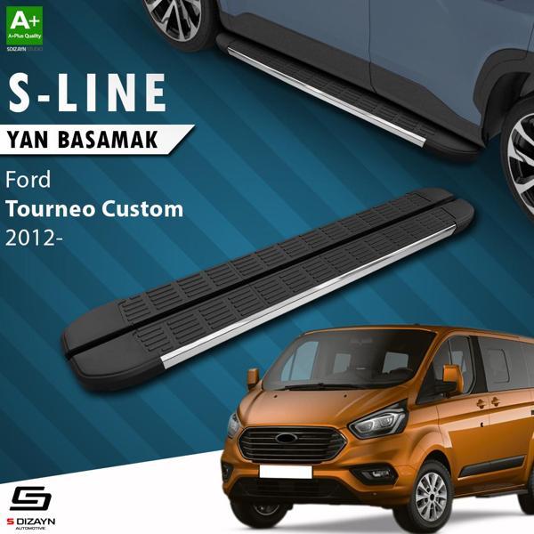 S-Dizayn Ford Tourneo Custom Uzun Şase S-Line Krom Yan Basamak 243 Cm 2012 Üzeri - Image 1