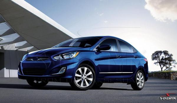 S-Dizayn Hyundai Accent Blue Kapı Koruma Çıtası Krom 2011-2017 - Image 1