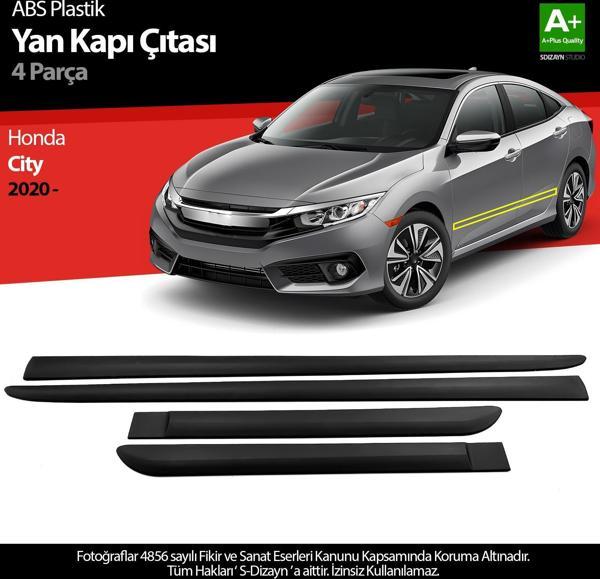 S-Dizayn Honda City ABS Plastik Yan Kapı Koruma Çıtası 2020 Üzeri A+ Kalite - Image 1
