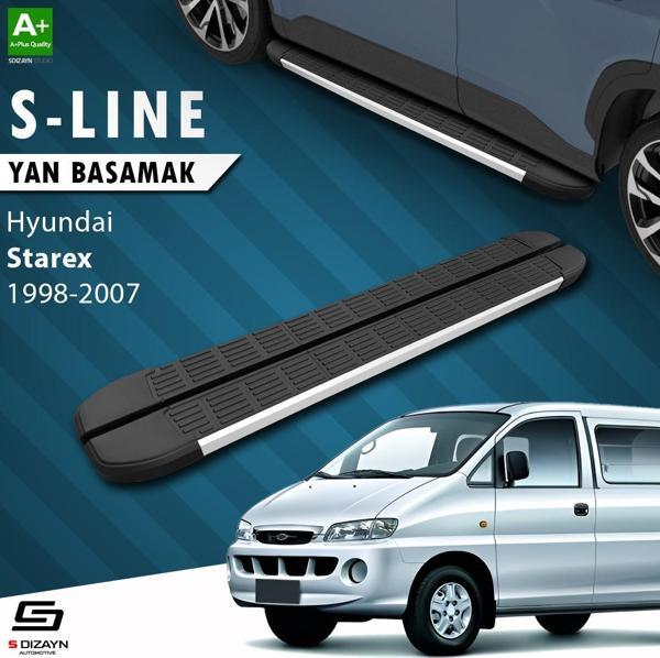 S-Dizayn Hyundai H-1 Starex S-Line Aluminyum Yan Basamak 193 Cm 1998-2007 - Image 1
