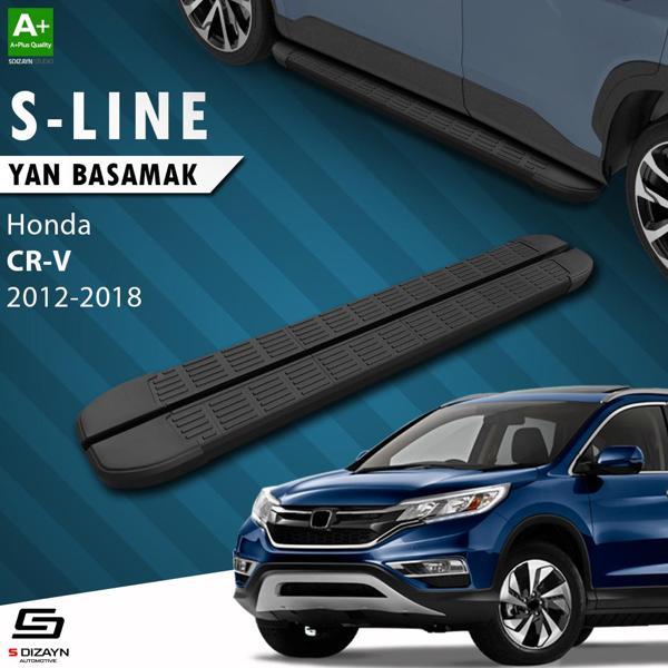 S-Dizayn Honda CR-V 4 S-Line Siyah Yan Basamak 173 Cm 2012-2018 - Image 1