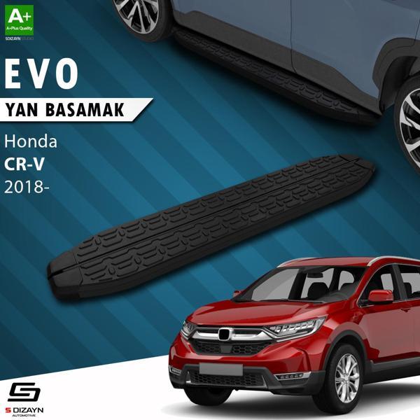 S-Dizayn Honda CR-V 5 Evo Siyah Yan Basamak 173 Cm 2018 Üzeri - Image 1