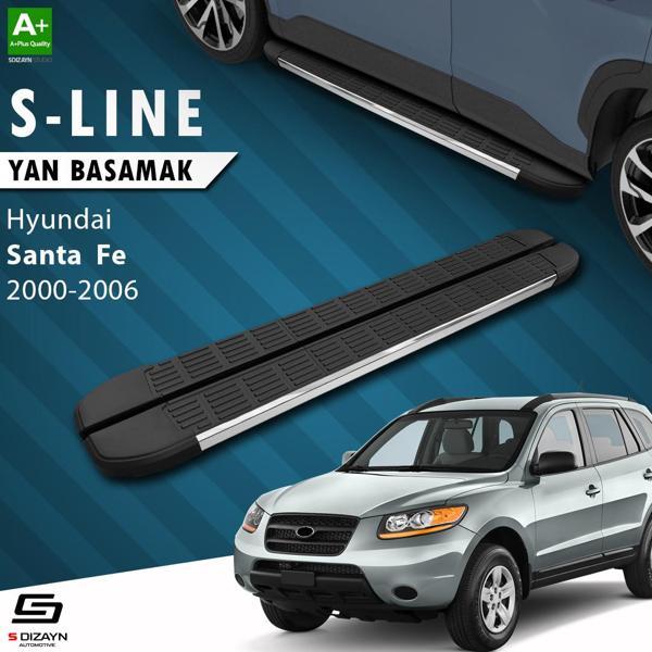 S-Dizayn Hyundai Santa Fe S-Line Krom Yan Basamak 163 Cm 2000-2006 - Image 1