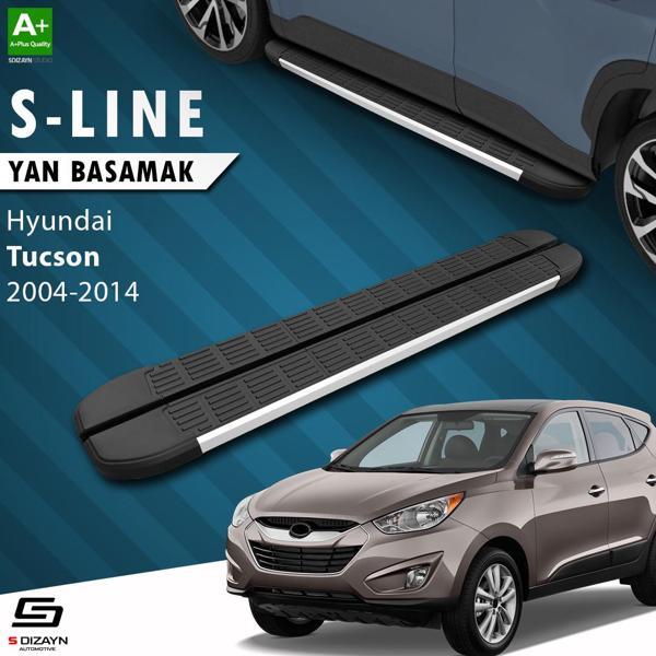 S-Dizayn Hyundai Tucson 2 S-Line Aluminyum Yan Basamak 173 Cm 2004-2014 - Image 1