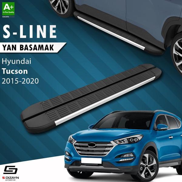 S-Dizayn Hyundai Tucson 3 S-Line Aluminyum Yan Basamak 173 Cm 2015-2020 - Image 1