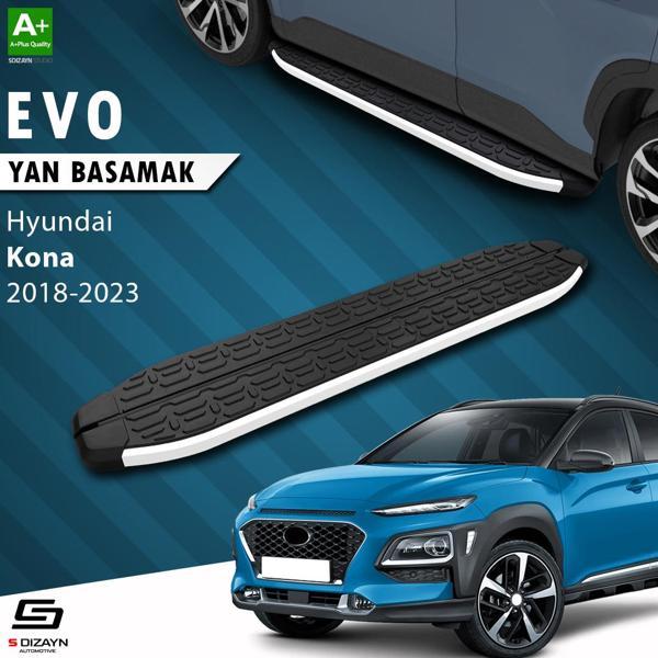 S-Dizayn Hyundai Kona Evo Aluminyum Yan Basamak 173 Cm 2018-2023 - Image 1