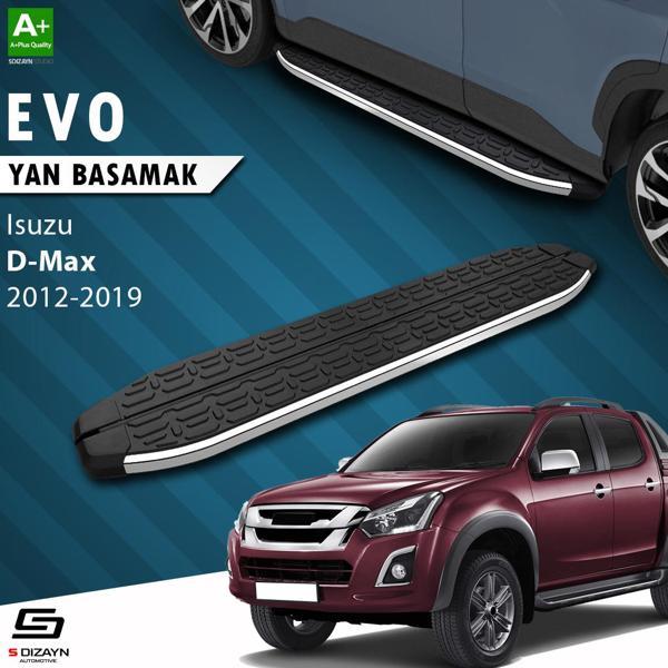 S-Dizayn Isuzu D-Max 2 Evo Krom Yan Basamak 203 Cm 2012-2019 - Image 1
