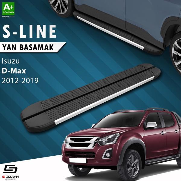 S-Dizayn Isuzu D-Max 2 S-Line Aluminyum Yan Basamak 203 Cm 2012-2019 - Image 1