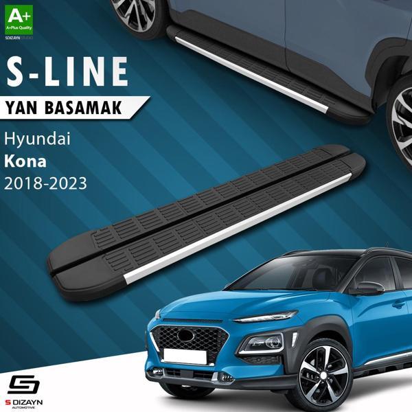 S-Dizayn Hyundai Kona S-Line Aluminyum Yan Basamak 173 Cm 2018-2023 - Image 1